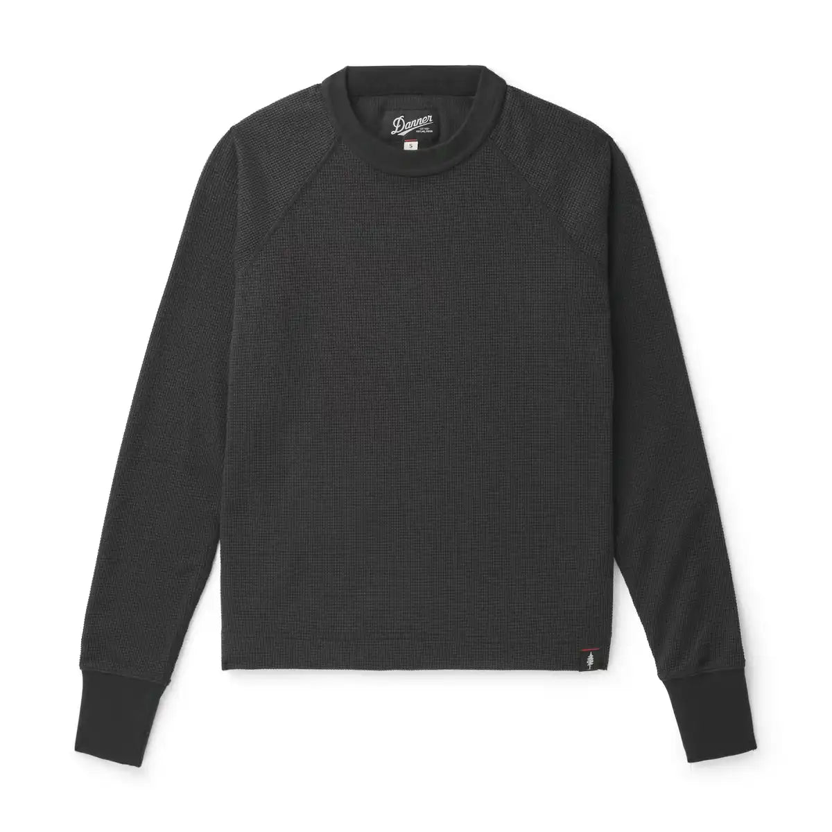 Santiam Waffle LS Tee Black - Image 4