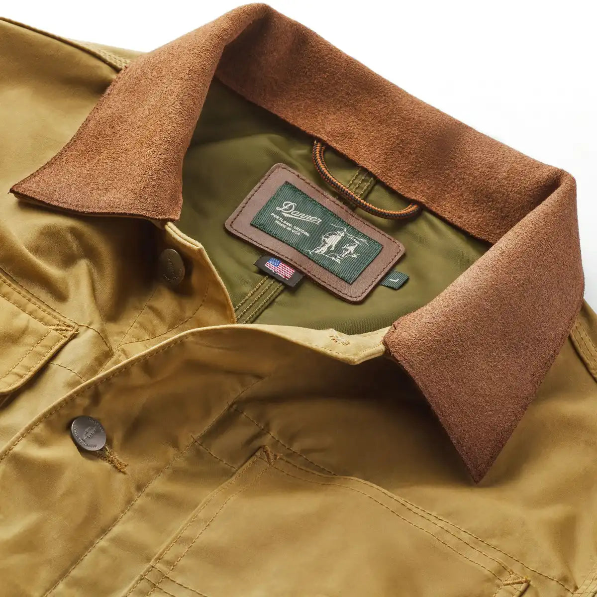 Danner Shipyard Waxed Jacket Tan/Bison - Image 6