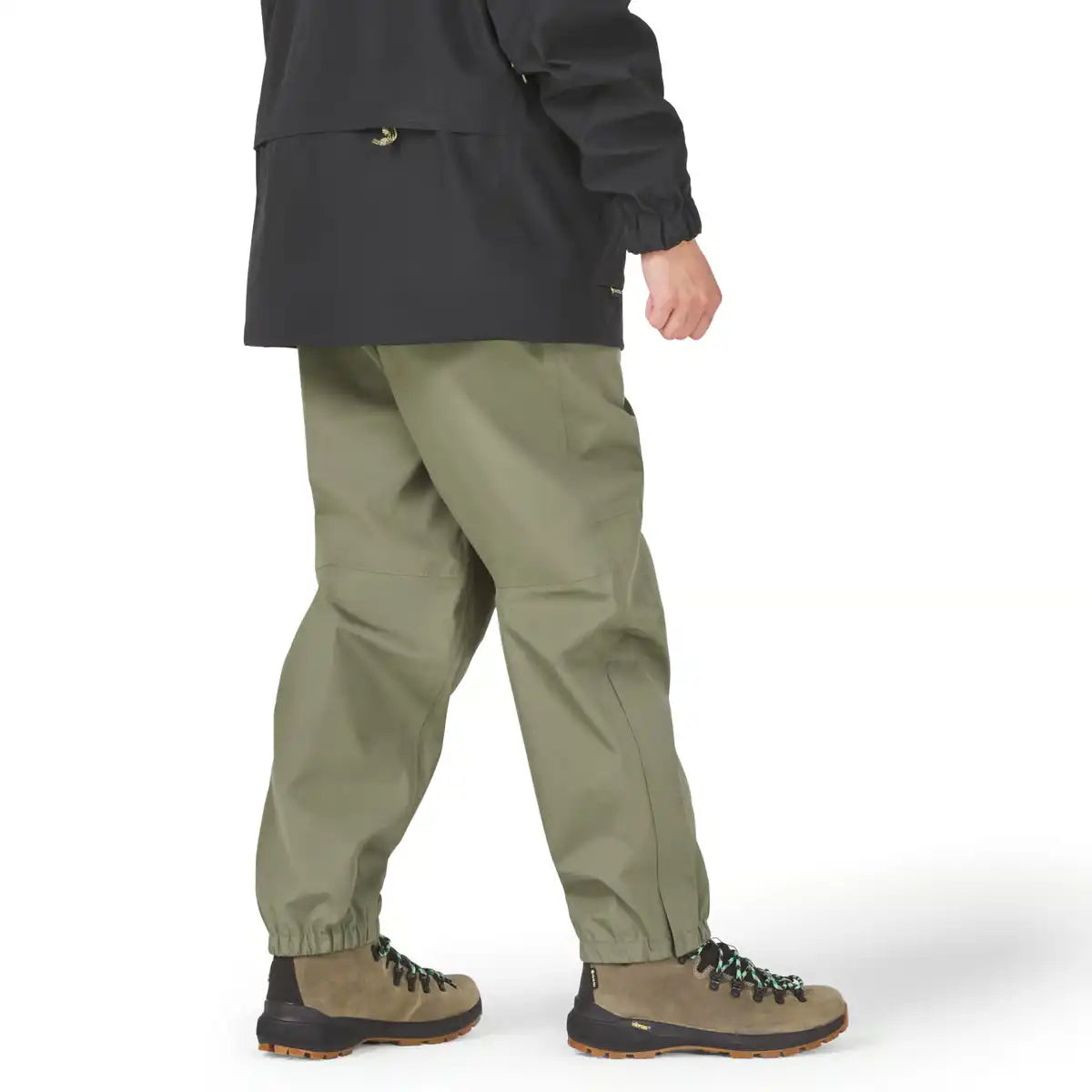 Cascade Crest Packable 3L GTX Rain Pants Dusty Olive - Image 4