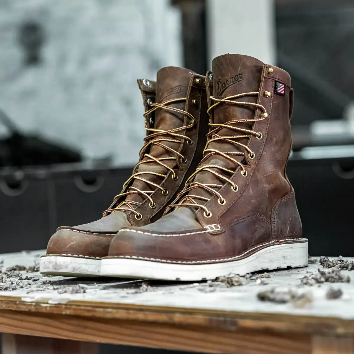 Bull Run 8 Tobacco Moc Toe ST - Image 7