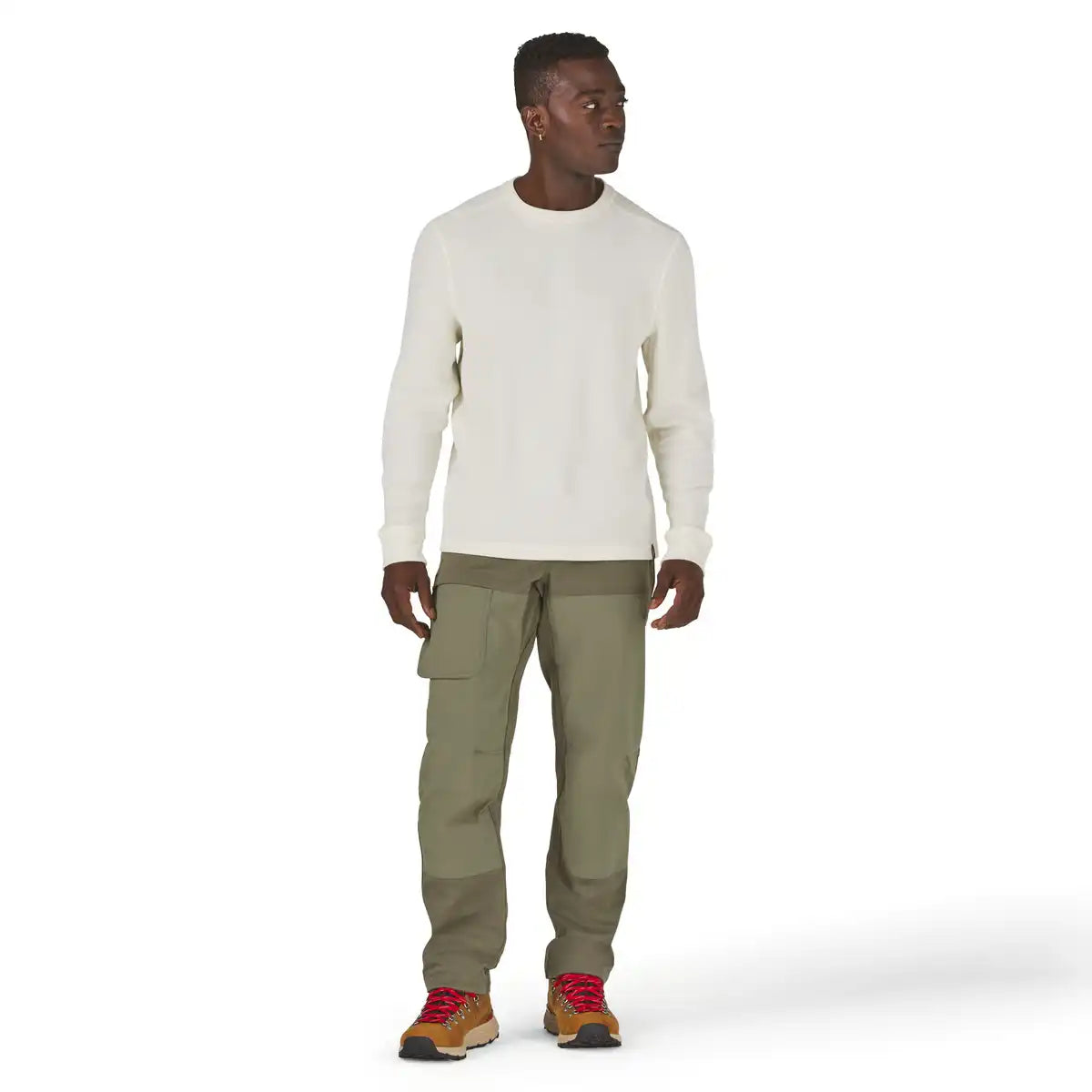 Santiam Waffle LS Tee Turtledove - M - Image 2