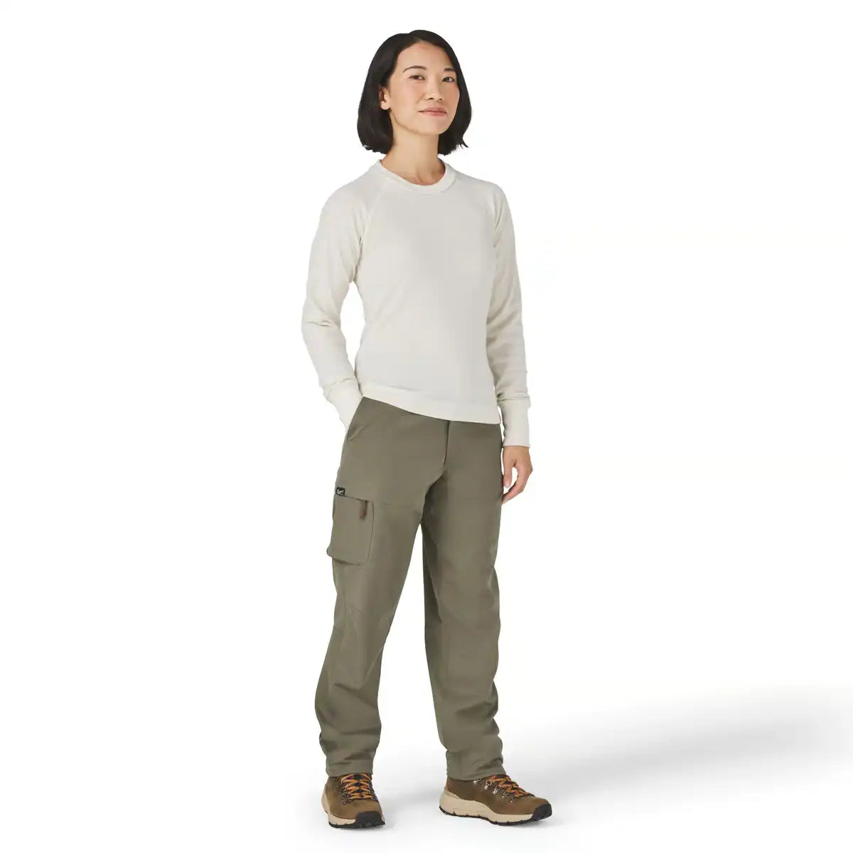 Santiam Waffle LS Tee Turtledove - Image 2