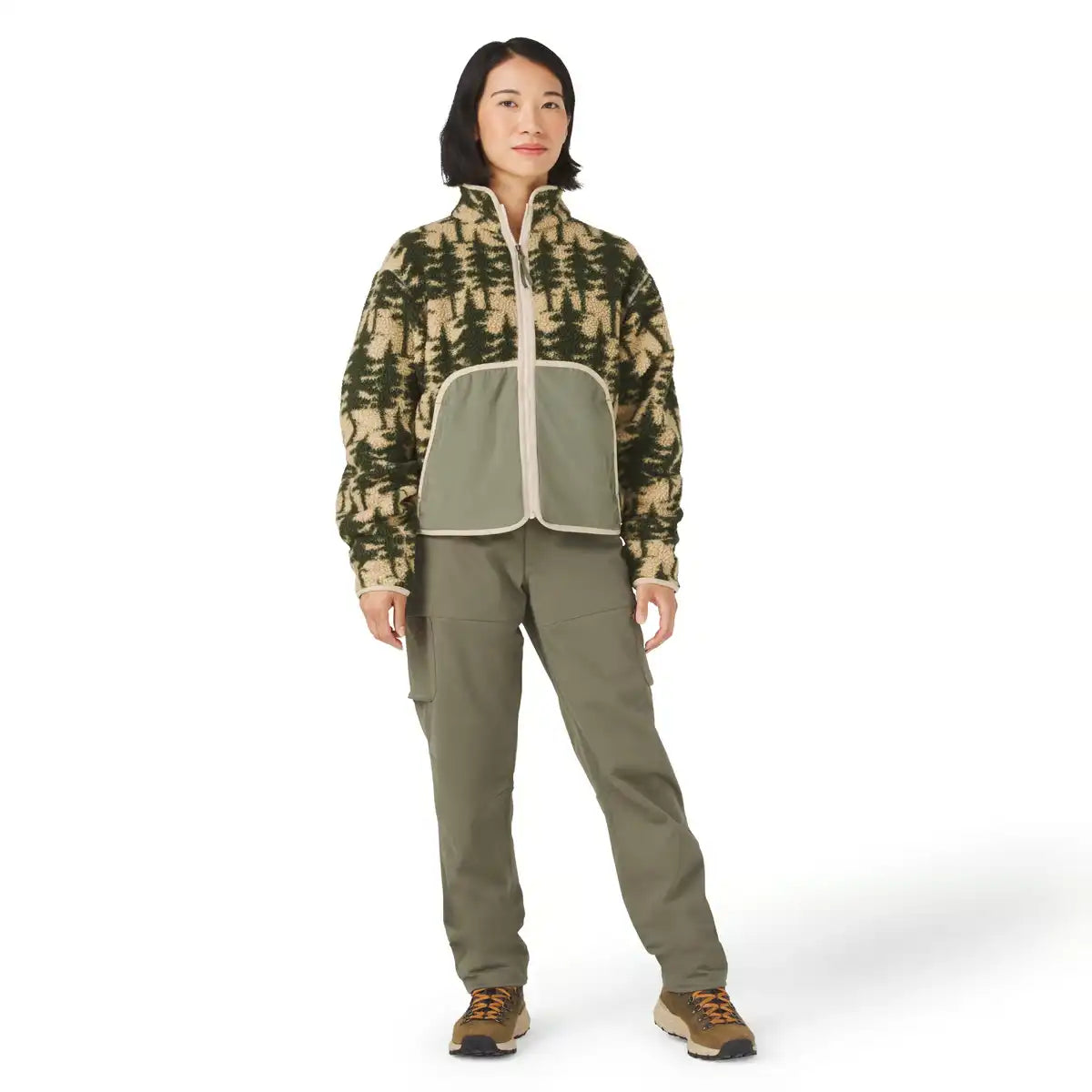 Wolf Creek Sherpa Jacket Douglas/Safari - Image 3
