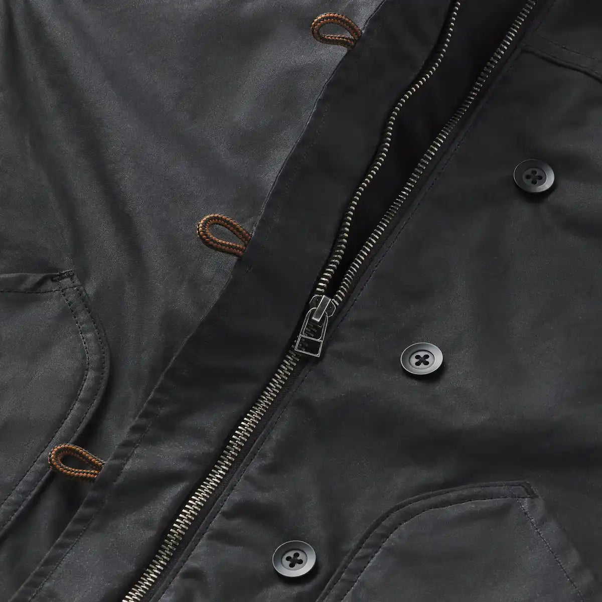 Danner Maywood Waxed Canvas Jacket Black/Earth - Image 8