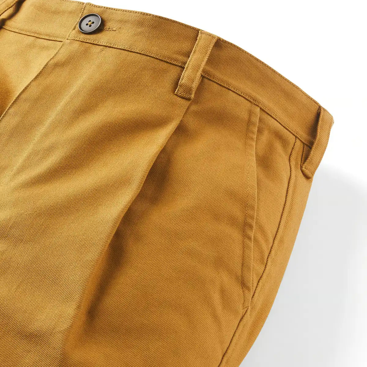 Men's Pleated Forager Pants Golden Brown - Image 4