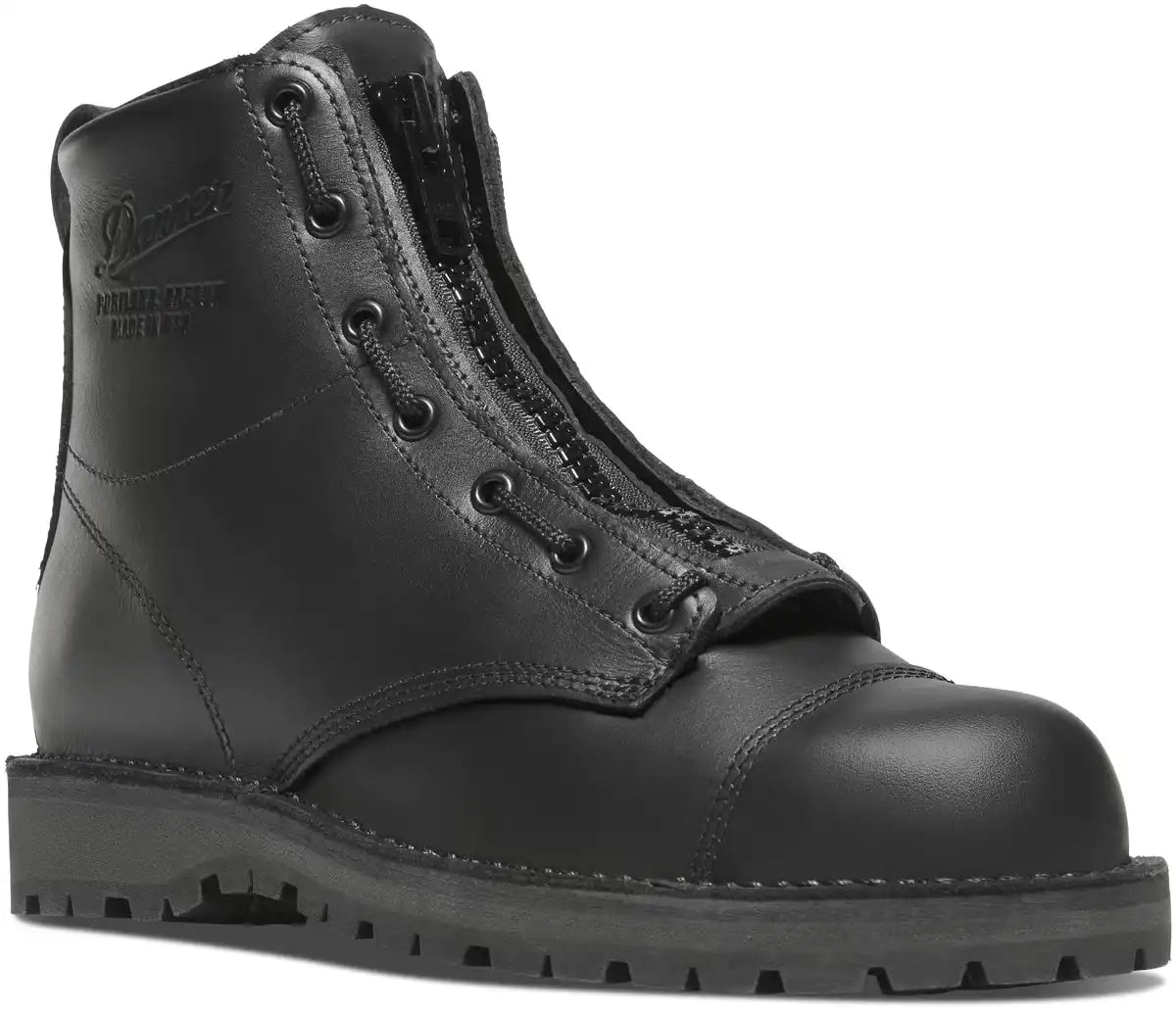 Men's Danner Moto GTX Full Black Zip - Image 3