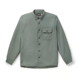 Men's Summer Wool LS Trail Shirt Agave Green