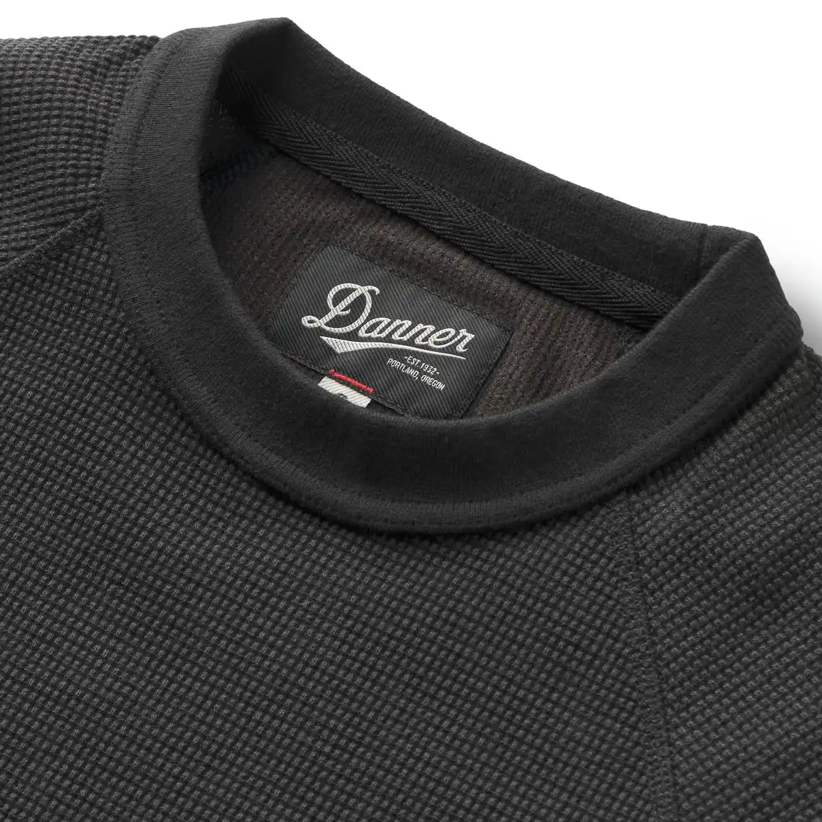 Santiam Waffle LS Tee Black - Image 5