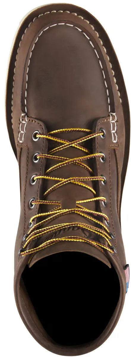 Men's Bull Run Moc Toe 6 Brown Heel ST - Image 4