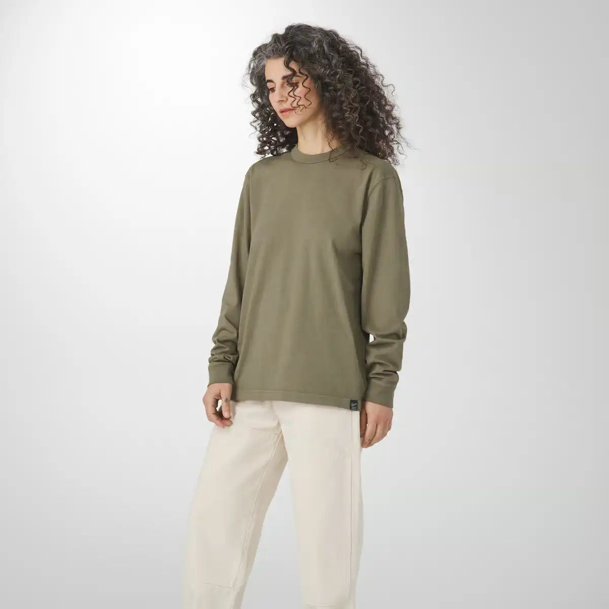 Danner 10.5oz Heavy Weight Long Sleeve Tee Glazed Ginger - Image 2