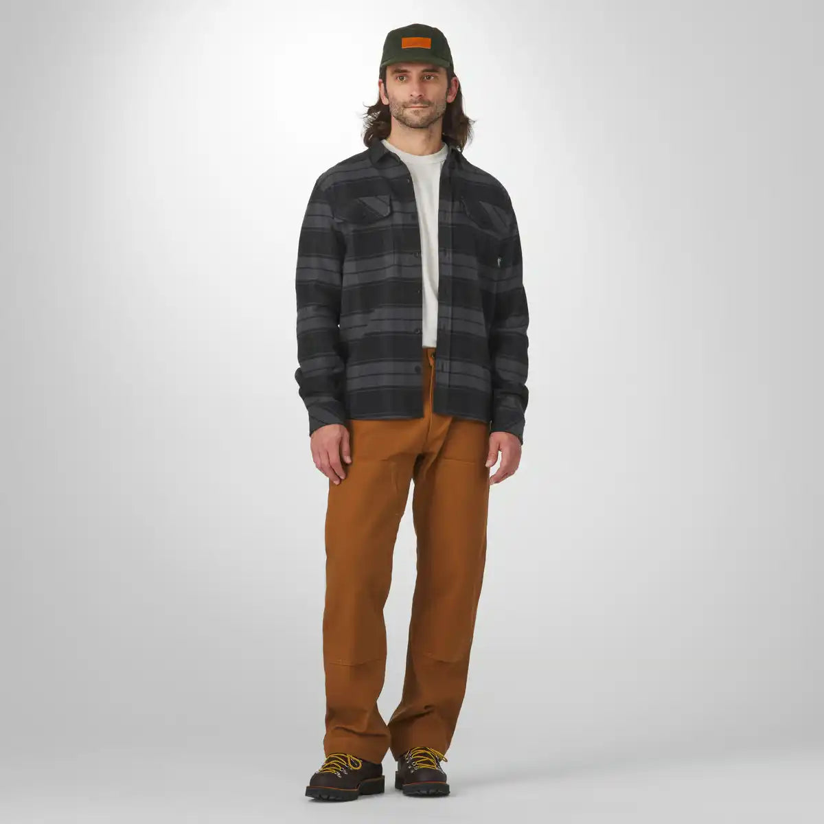 Danner Cedar Mill Cotton Flannel Black Plaid - Image 3