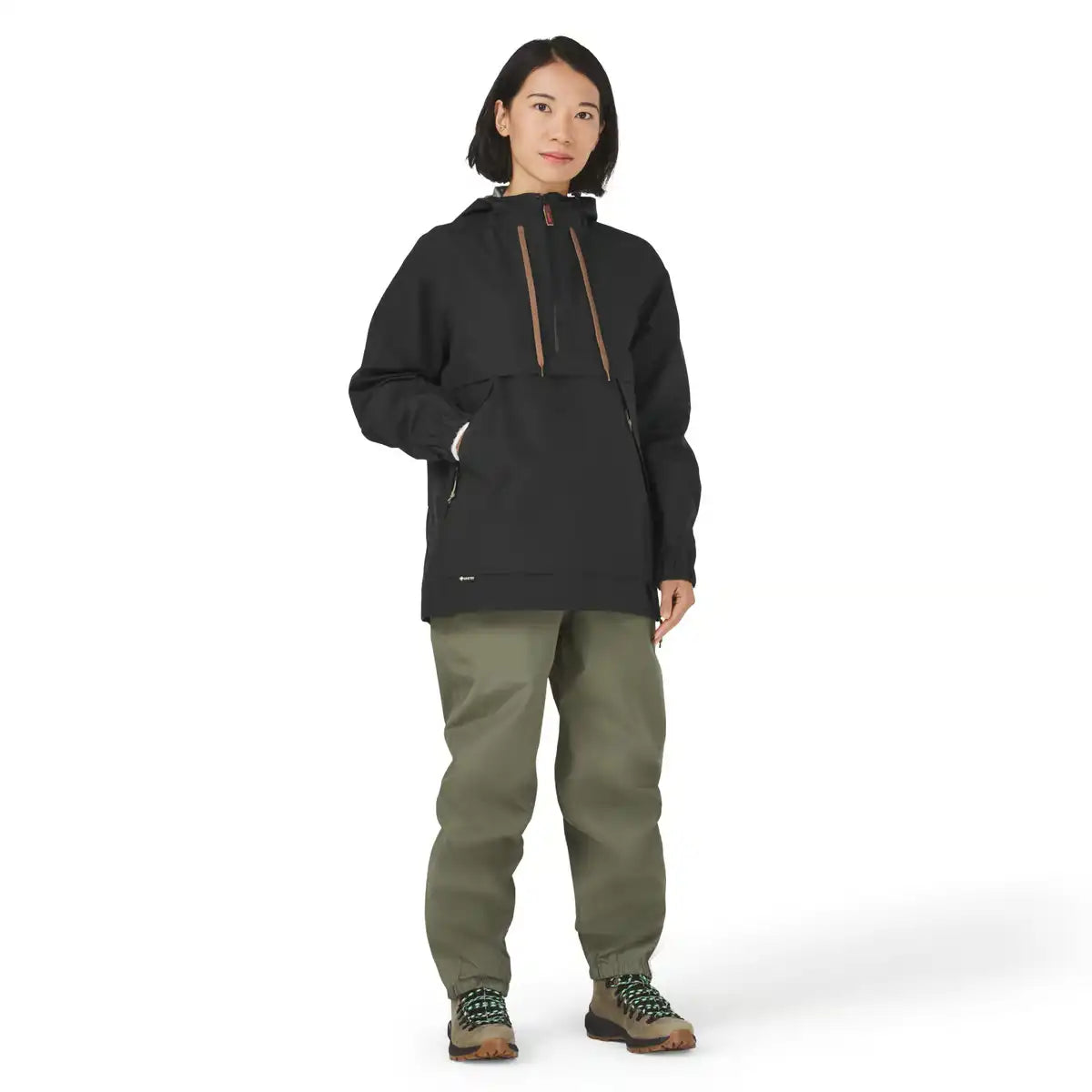 Cascade Crest Packable 3L GTX Jacket Black - Image 3