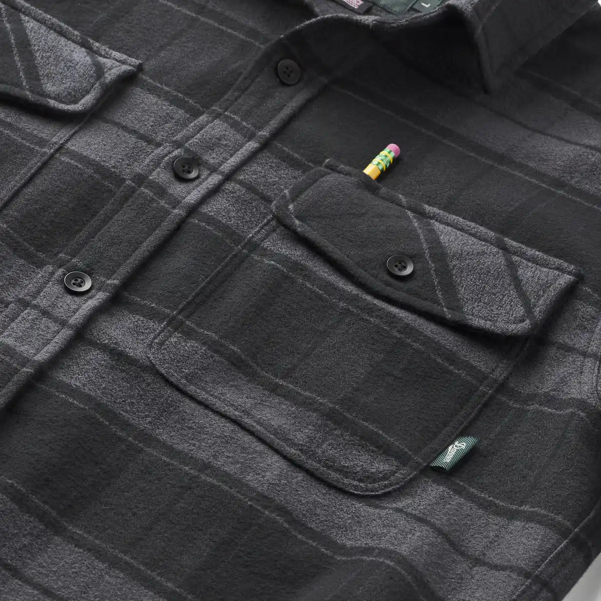 Danner Cedar Mill Cotton Flannel Black Plaid - Image 8
