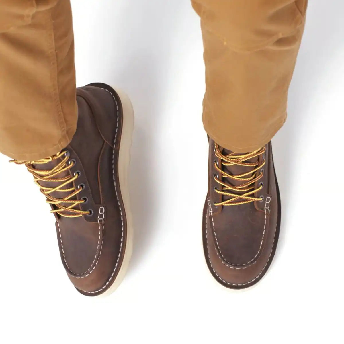 Women's Bull Run Moc Toe 6 Brown - Image 9