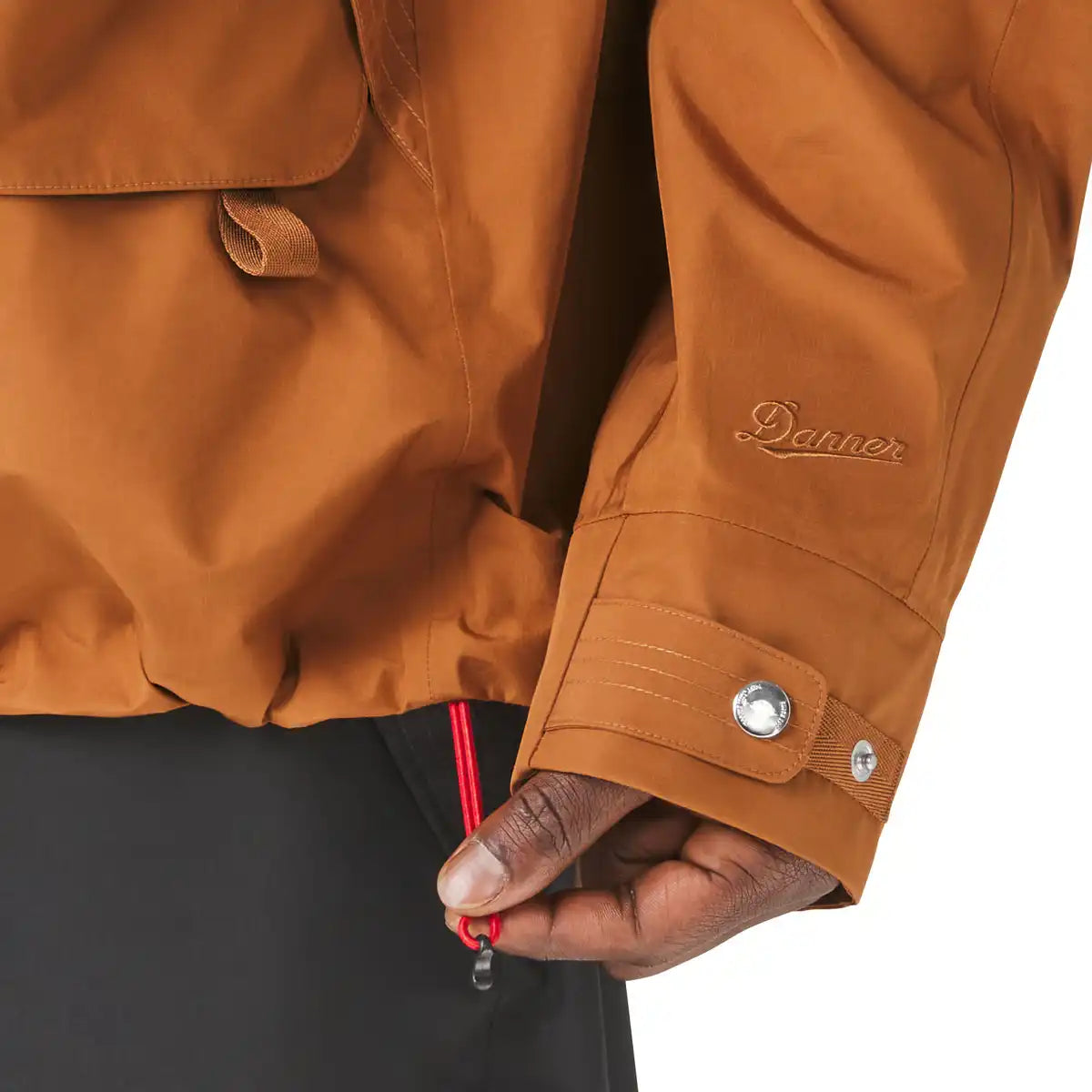 Cascade Crest Packable 3L GTX Jacket Glazed Ginger - M - Image 8