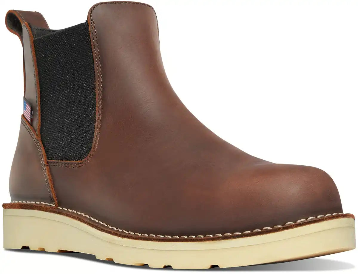 Bull Run Chelsea 6 Brown Wedge ST - Image 2