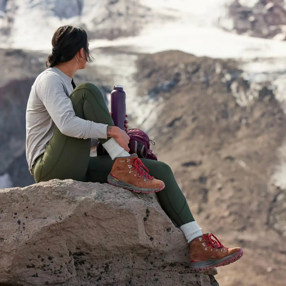 Women's Mountain 600 4.5 Brown/Red - Image 9