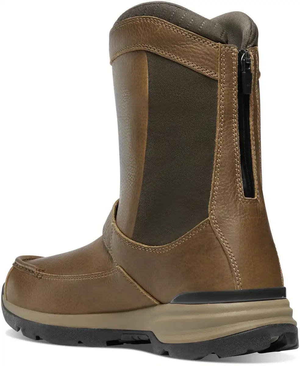 Recurve Rear Zip 10 Light Brown Moc-Toe - Image 3