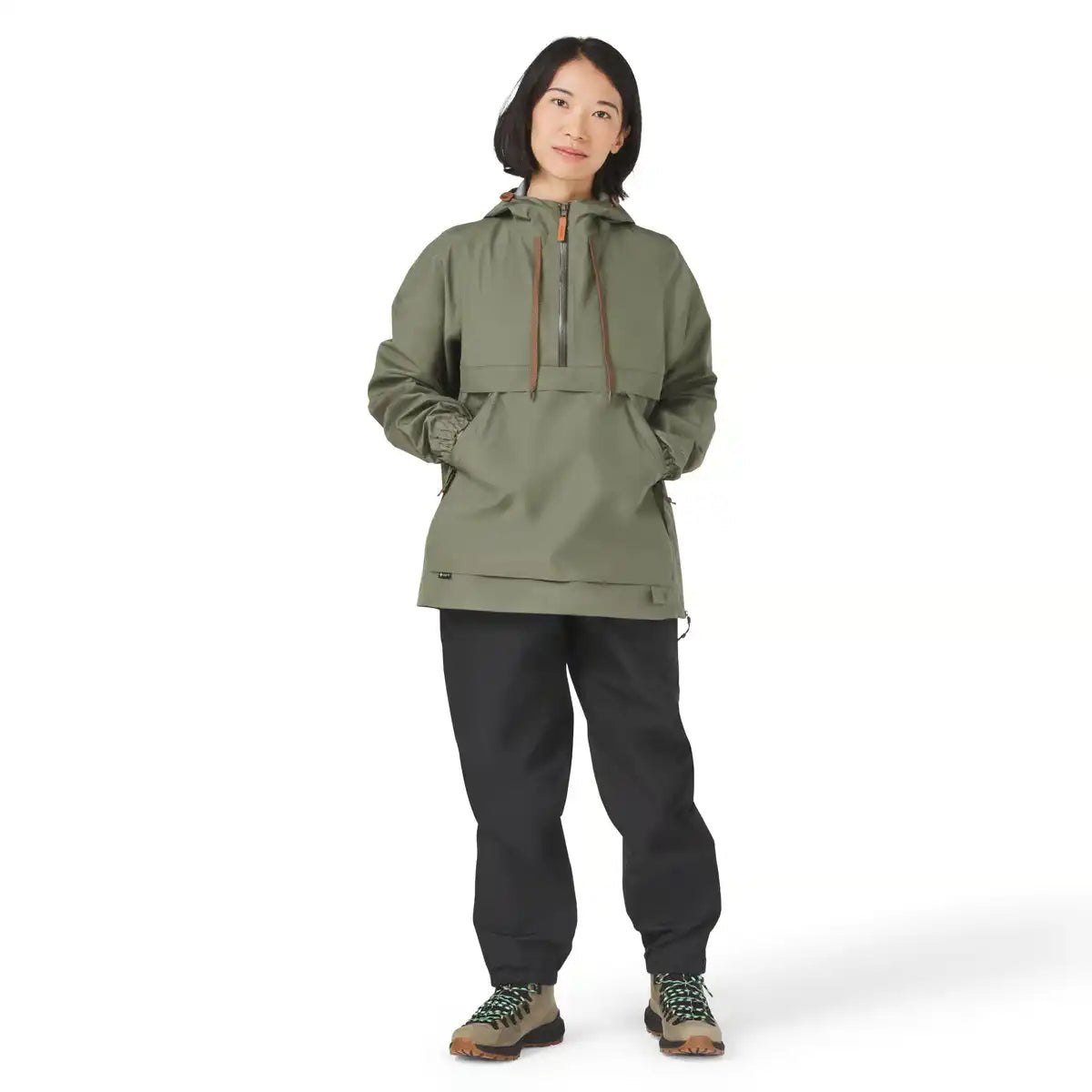 Cascade Crest Packable 3L GTX Jacket Dusty Olive - Image 3