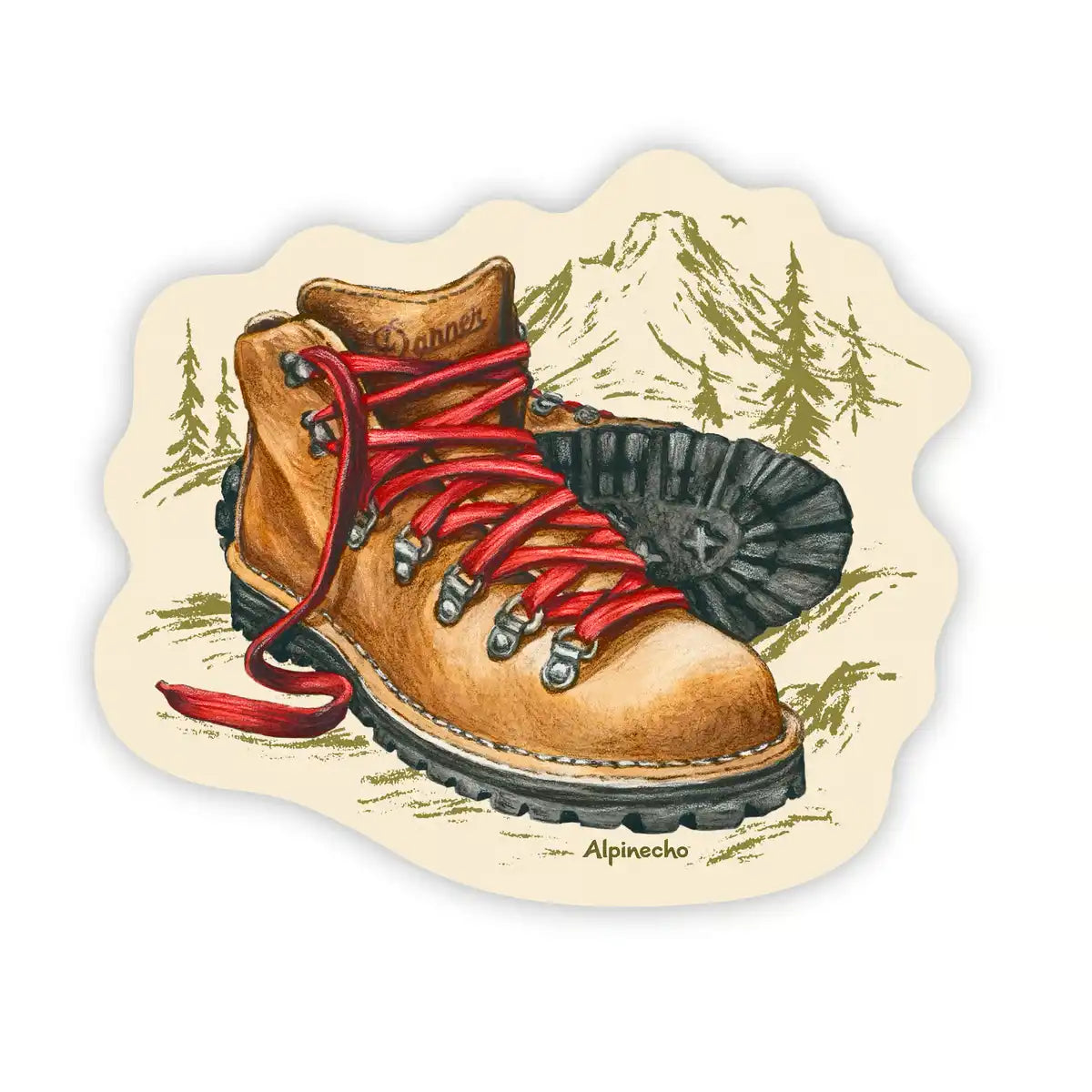 Alpinecho x Danner Mountain Light Sticker - Image 2