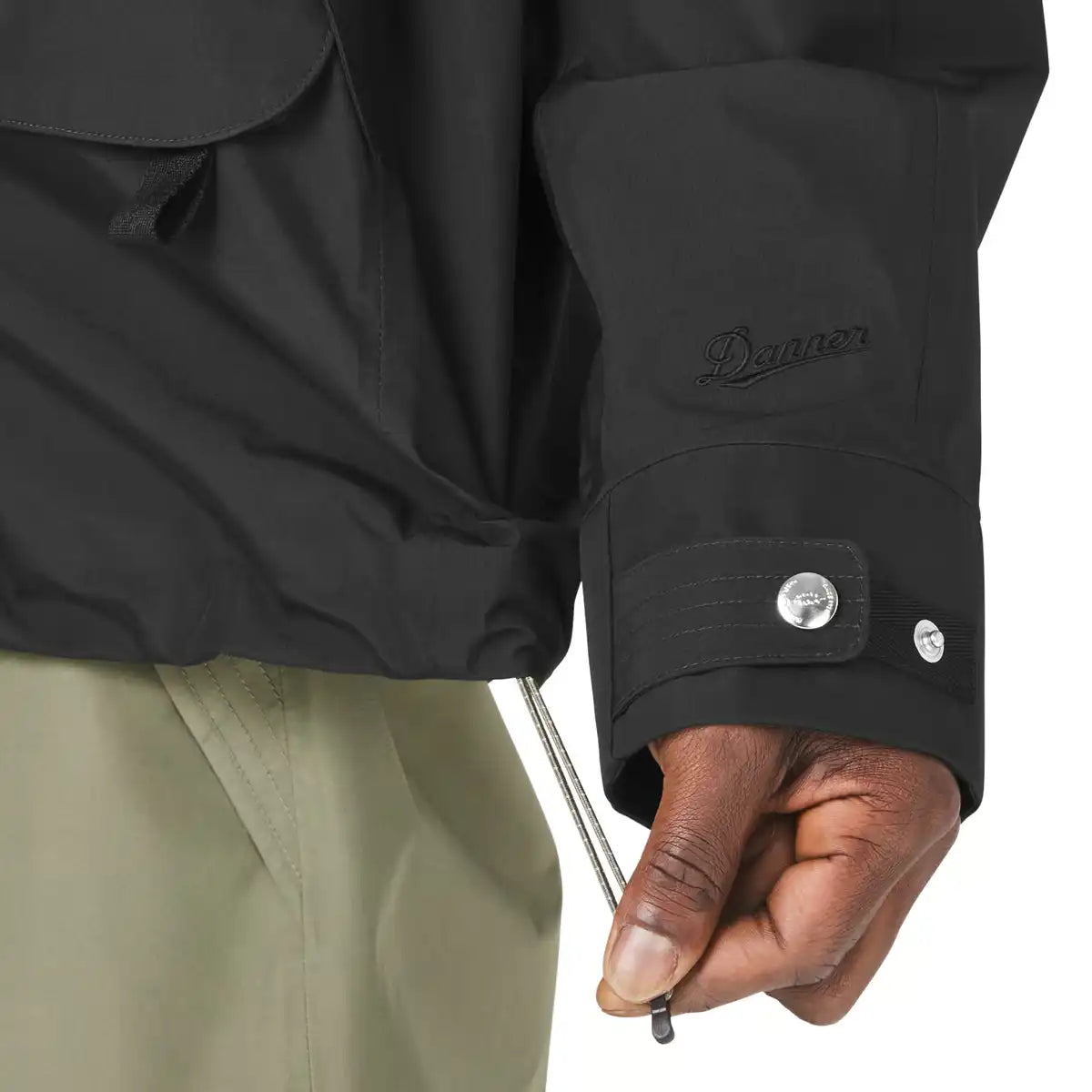 Cascade Crest Packable 3L GTX Jacket Black - M - Image 4
