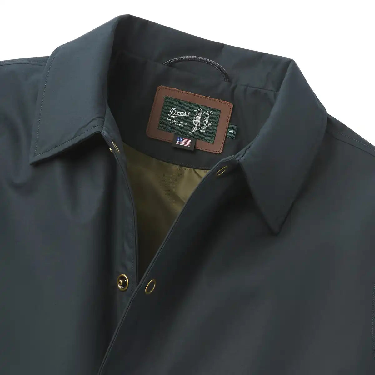 Men's Waxed Primaloft Coaches Jacket Navy - Image 2