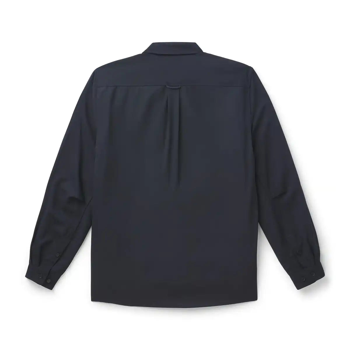 Men's Summer Wool LS Trail Shirt Dark Navy - Image 2