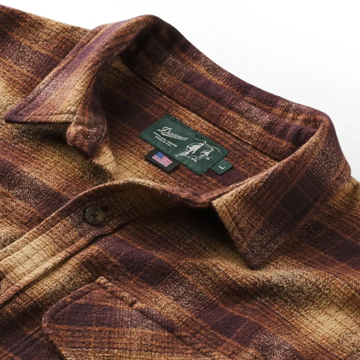 Danner Cedar Mill Cotton Flannel Espresso Plaid - Image 7
