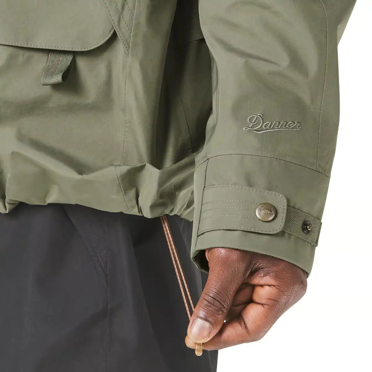 Cascade Crest Packable 3L GTX Jacket Dusty Olive - M - Image 5