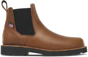 Men's Bull Run Chelsea 6 Tobacco Black Heel ST