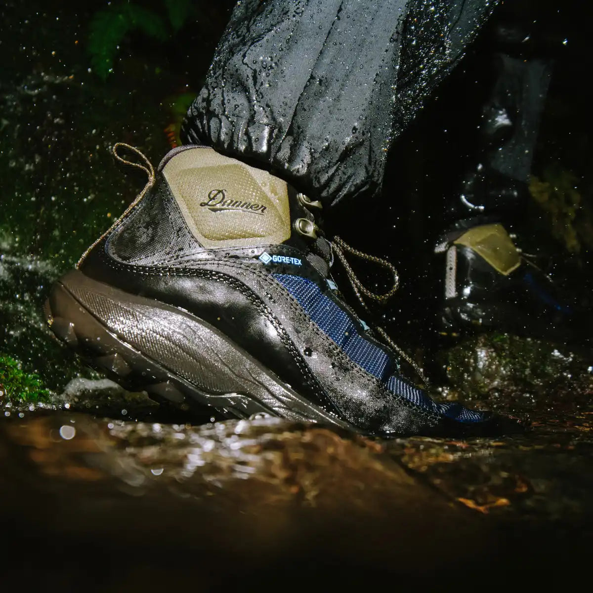 N45 Mid GTX Jet Black/Imperial Blue - Image 9