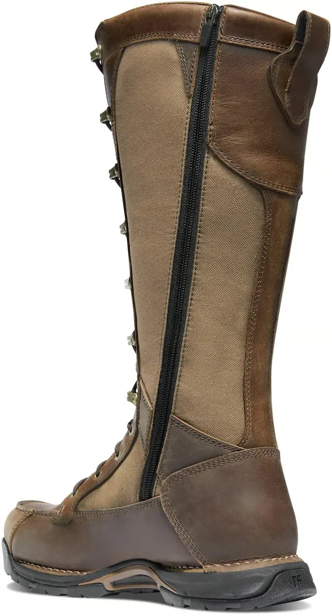 Sharptail Snake Boot Side-Zip 17 Brown - Image 3
