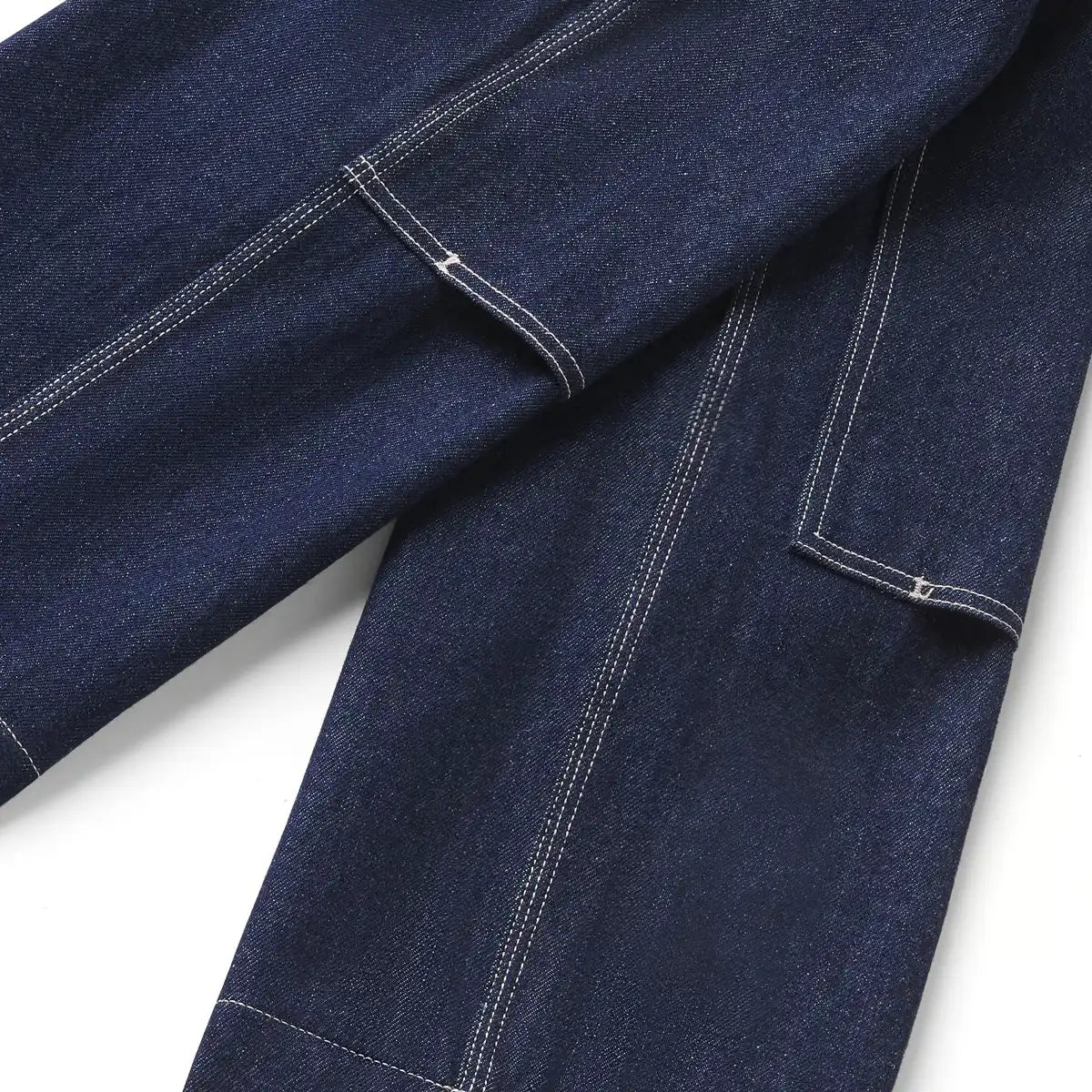 Men's Kenton Double Knee Pants Denim Dark Wash Indigo - Image 4
