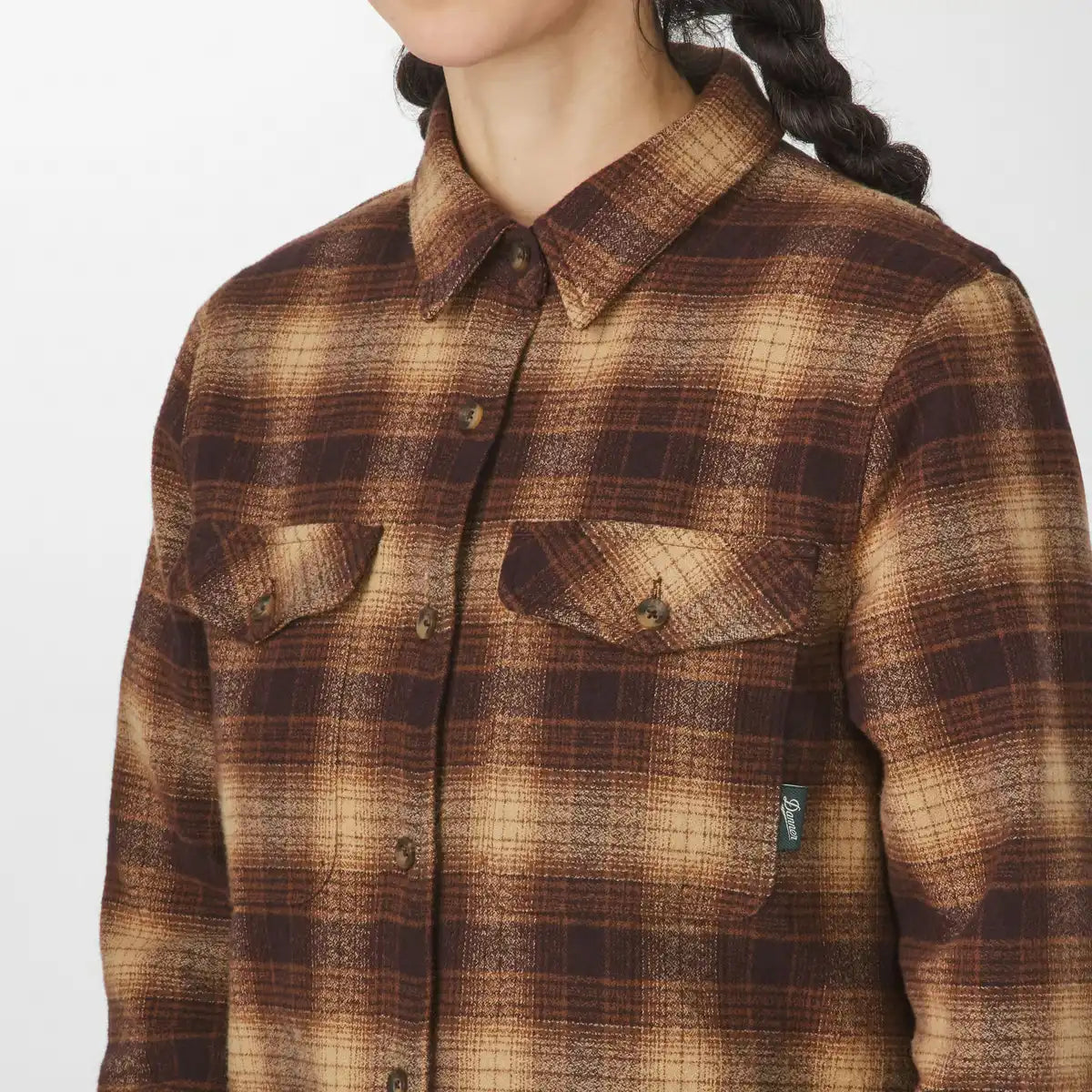 Danner Sauvie Cotton Flannel Espresso Plaid - Image 4