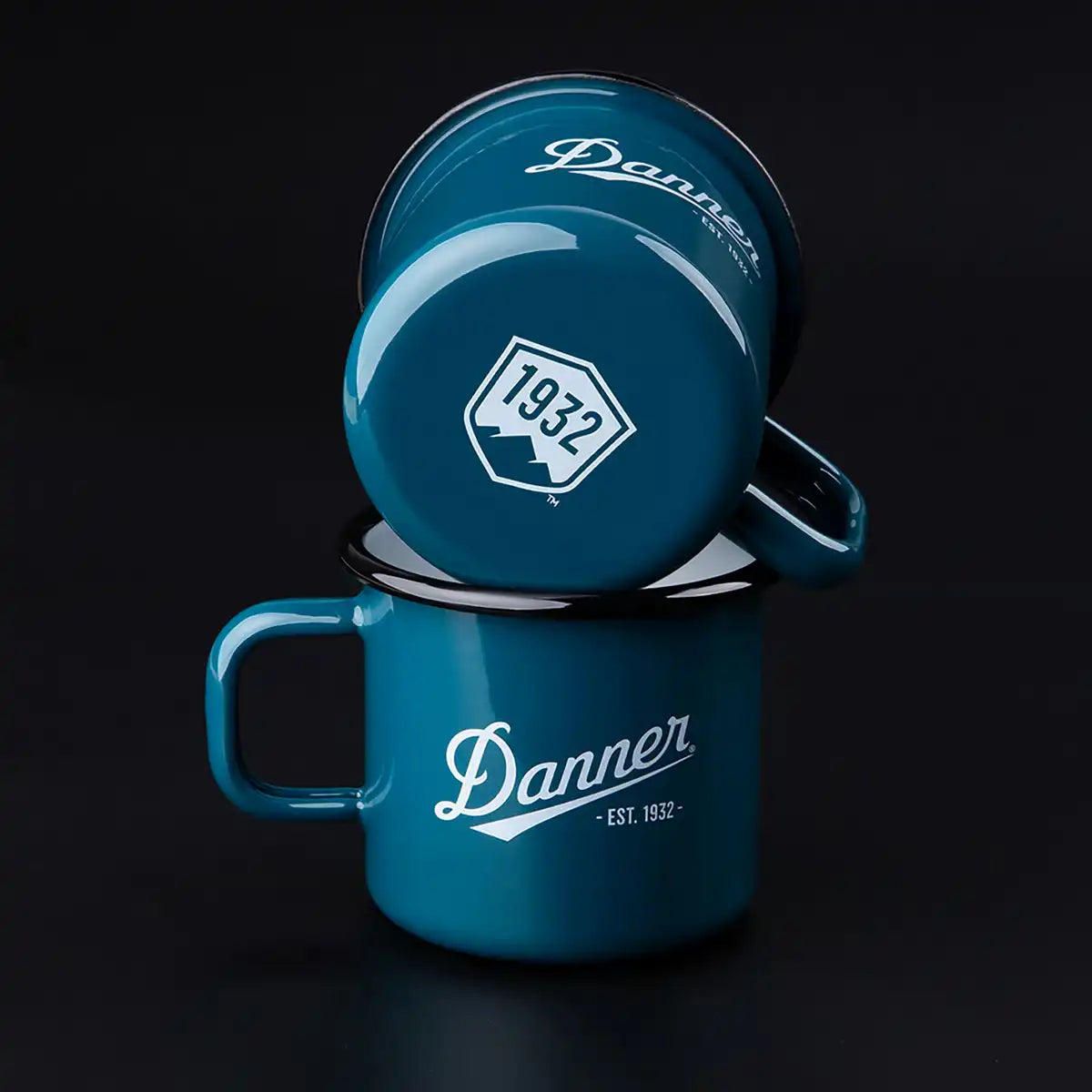 Danner Enamel 12oz Mug - Teal - Image 3
